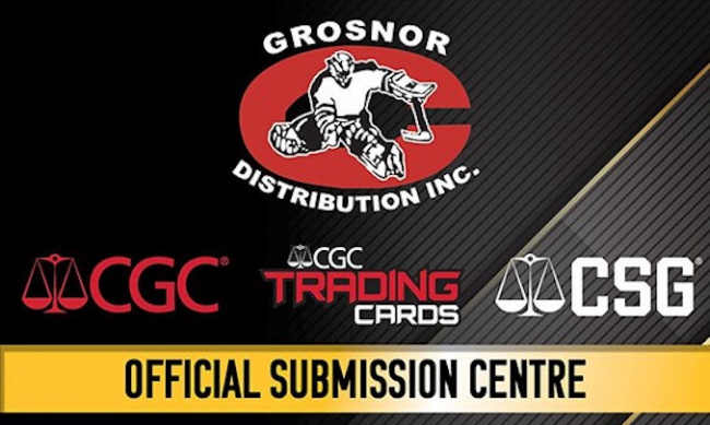 Grosnor will be accepting submissions for grading for comics and cards.  Bring your items to submit and or ask questions.